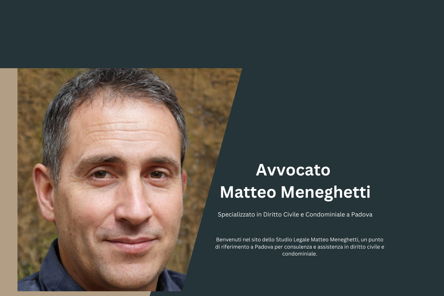 Avvocato Matteo Meneghetti, specializzato in diritto civile e condominiale a Padova